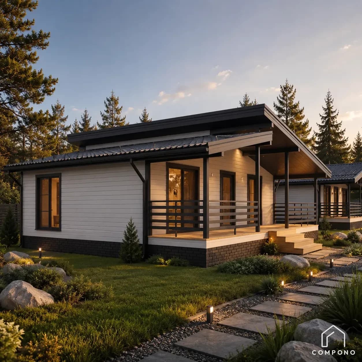 Горизонт 100 — 75 м², 1 этаж